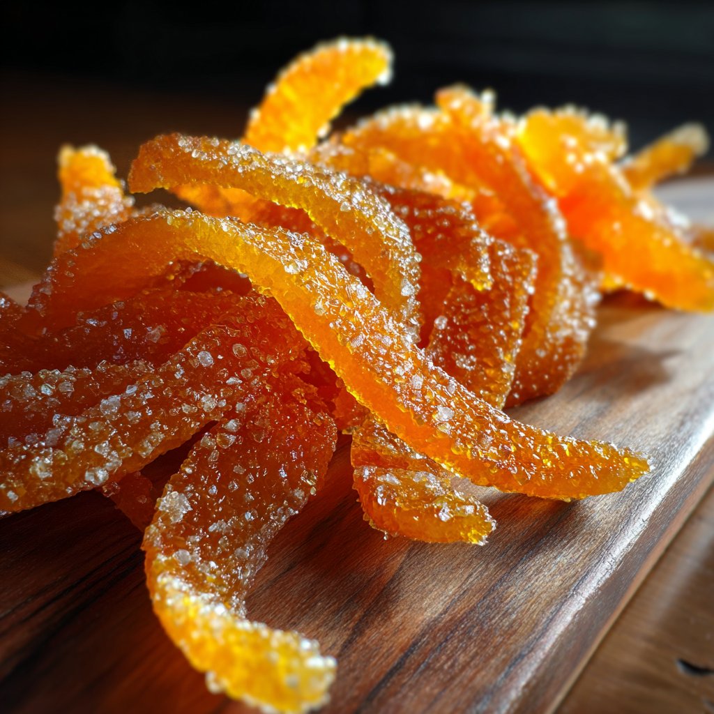 Candied Orange Peel Sweet Citrus Twists