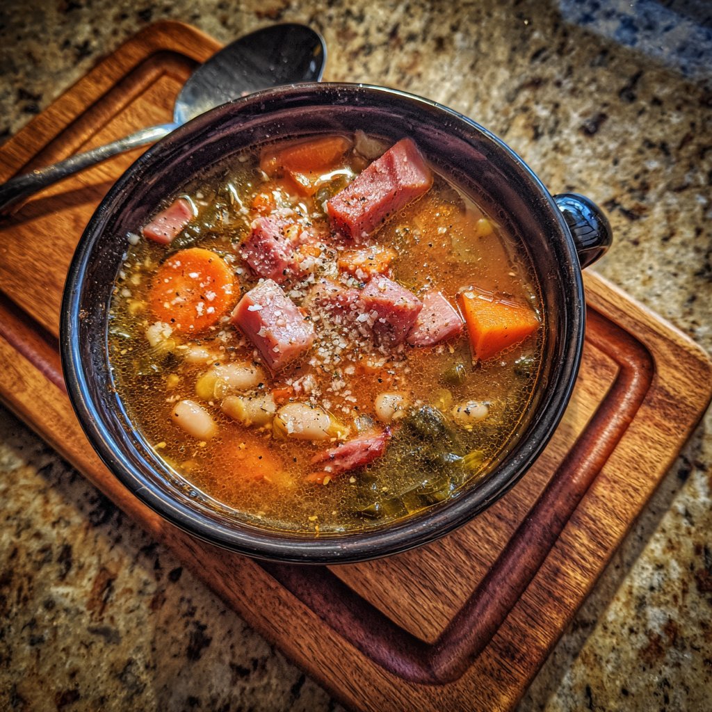 Hearty Ham and Bean Soup