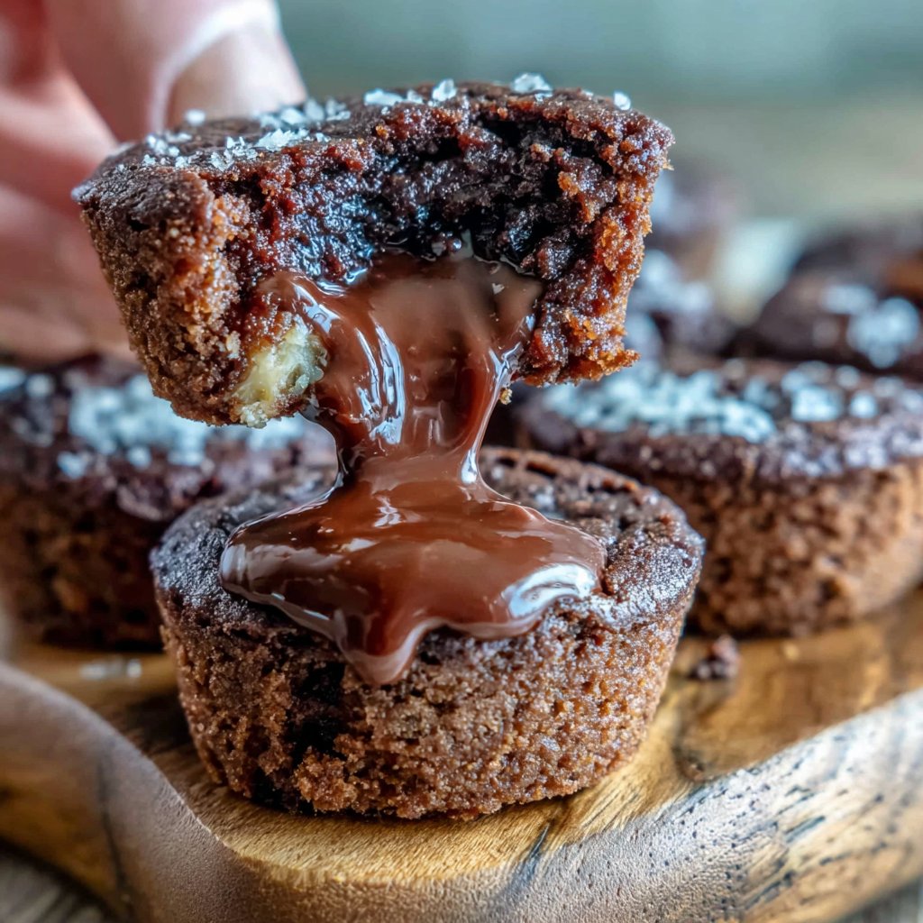 Chocolate Hazelnut Brownie Bites