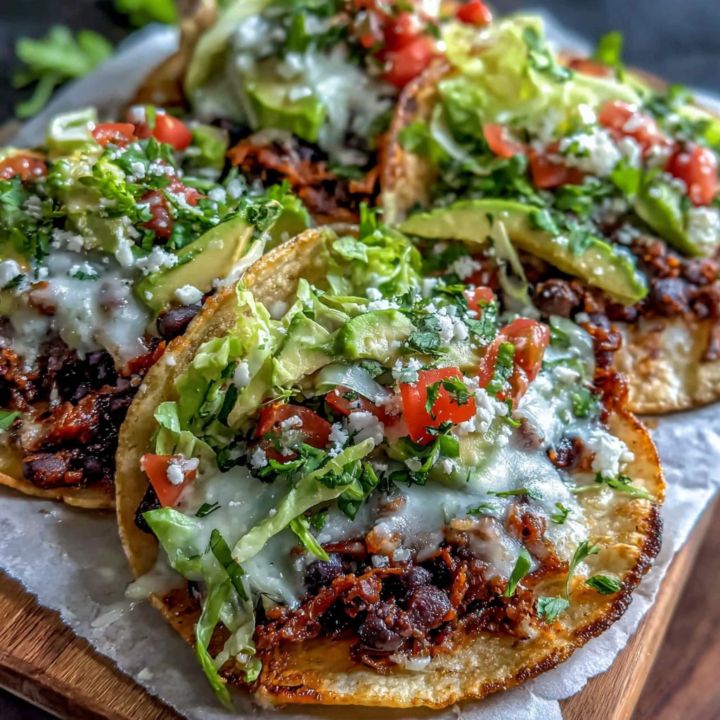 Spicy Black Bean Tacos