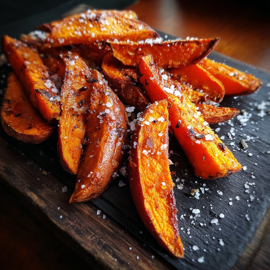 Baked Sweet Potato Wedges