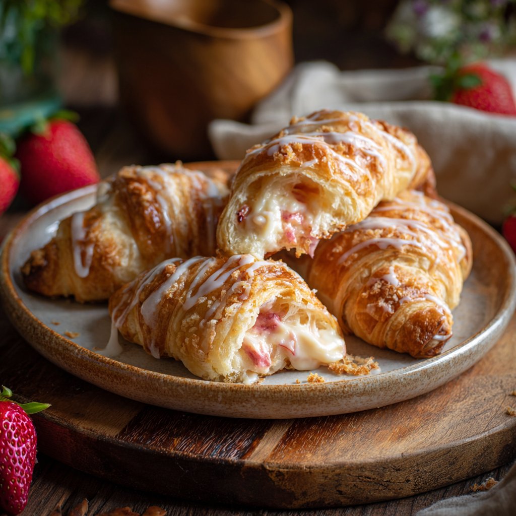 Strawberry Cream Cheese Crescent Rolls