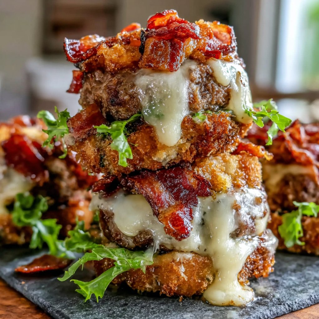 Gourmet Cheese-Stuffed Hamburgers