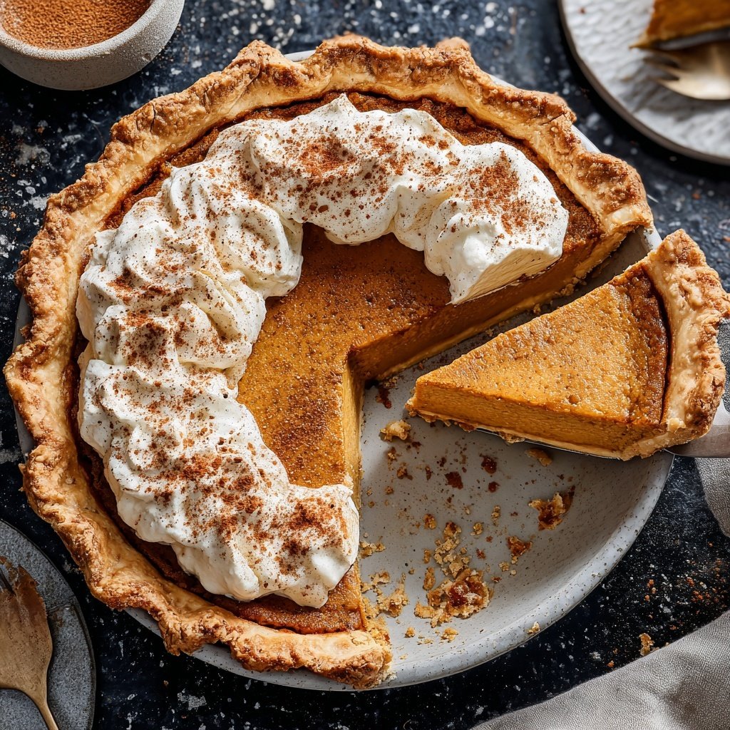 Festive Spiced Pumpkin Pie